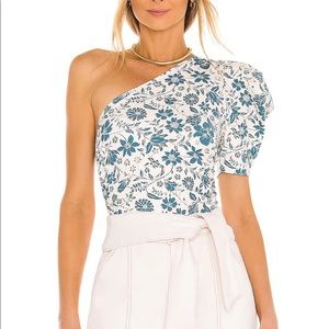 Free People Somethin Bout You Bodysuit in Petal Combo